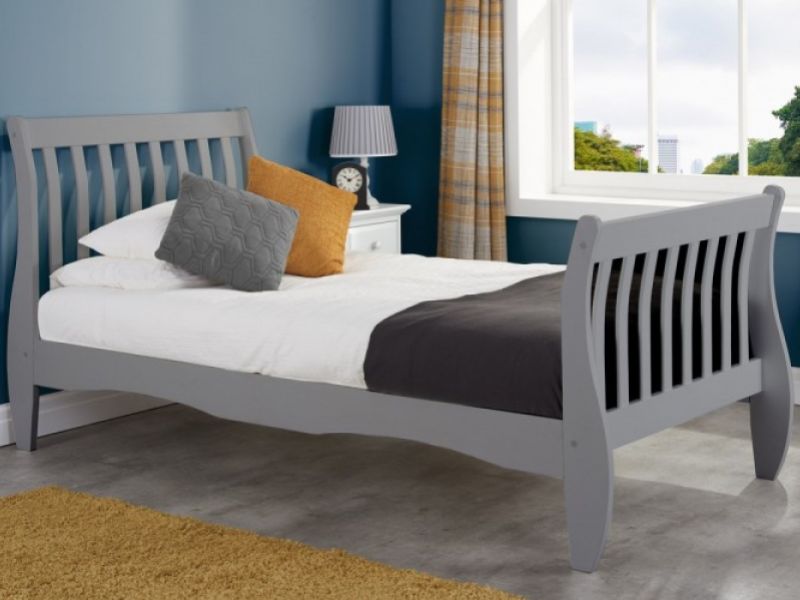 Birlea Belford 4ft6 Double Grey Wooden Bed Frame