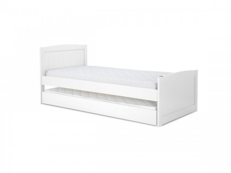 Birlea Beckton 3ft Single White Wooden Guest Bed