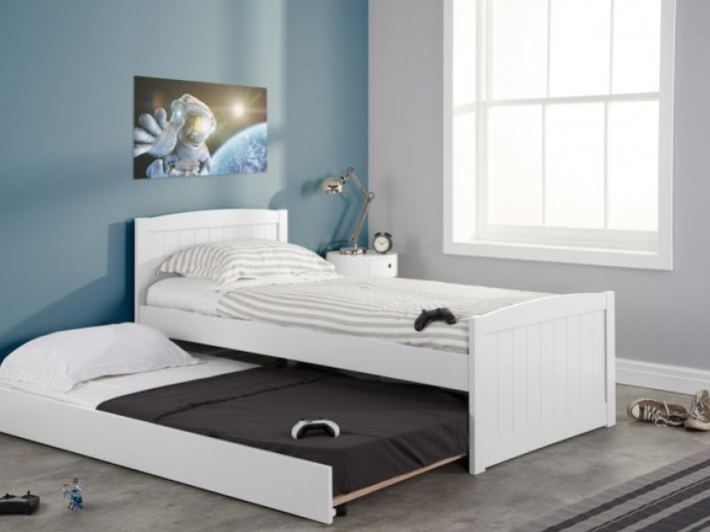 Birlea Beckton 3ft Single White Wooden Guest Bed