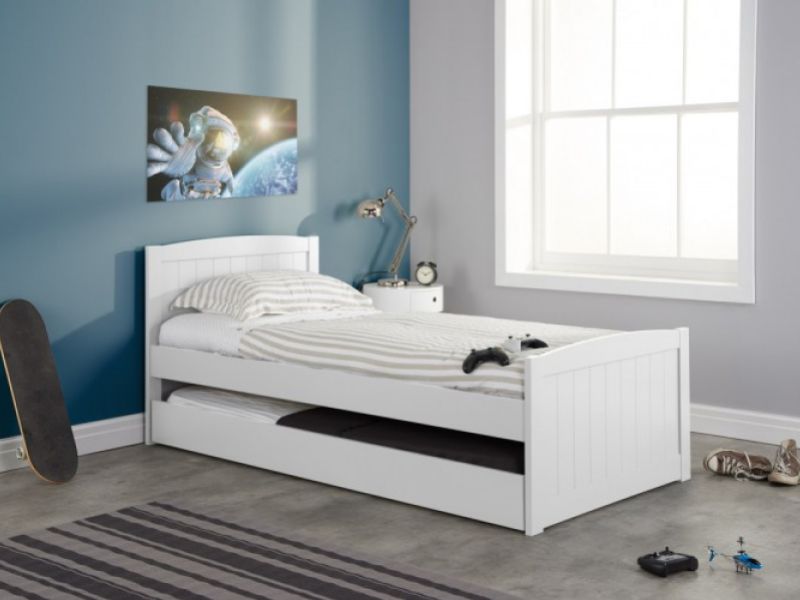Birlea Beckton 3ft Single White Wooden Guest Bed