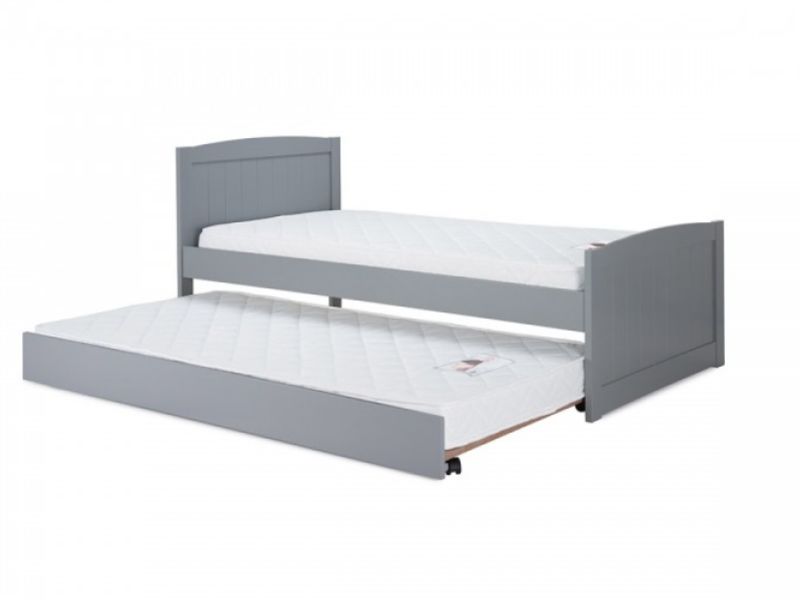 Birlea Beckton 3ft Single Grey Wooden Guest Bed