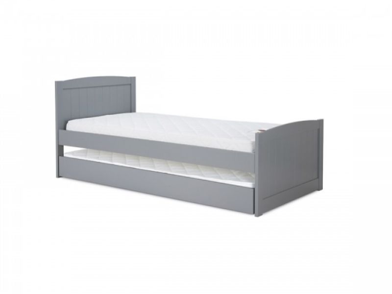 Birlea Beckton 3ft Single Grey Wooden Guest Bed