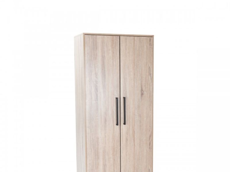 Birlea Conrad Silver Oak Finish 2 Door Wardrobe