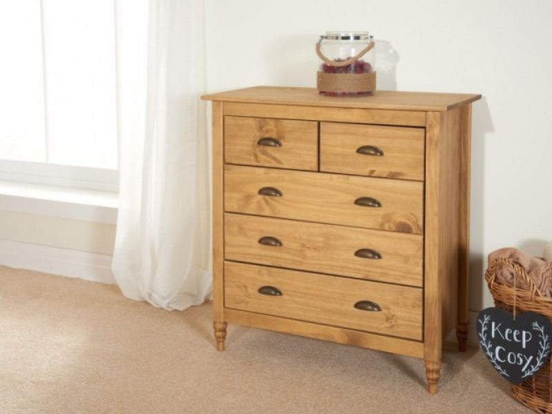 Birlea Pembroke Pine 3 Plus 2 Drawer Chest