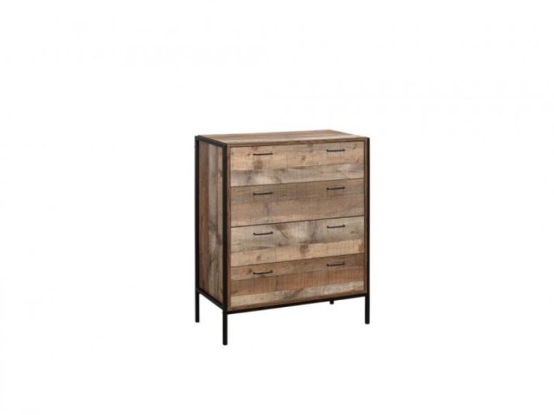 Birlea Urban Rustic Finish 4 Drawer Chest