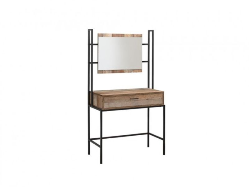 Birlea Urban Rustic Finish Dressing Table And Mirror