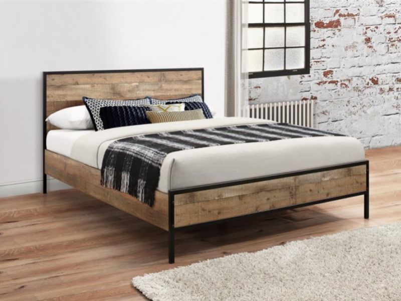 Birlea Urban 4ft Small Double Wooden Rustic Finish Bed Frame