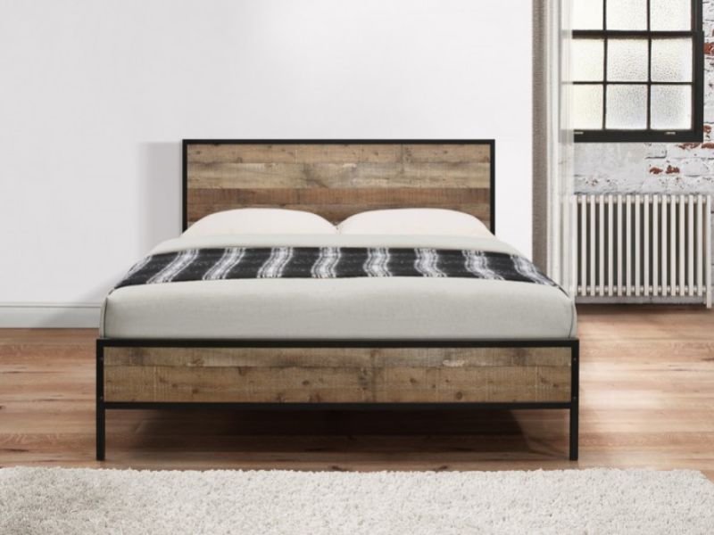 Birlea Urban 4ft6 Double Wooden Rustic Finish Bed Frame