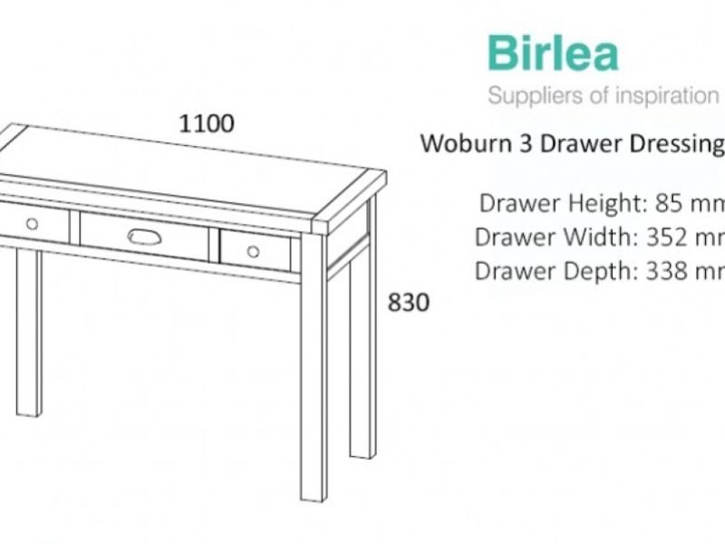 Birlea Woburn Oak Dressing Table