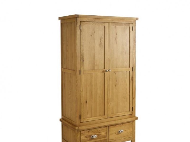 Birlea Woburn Oak 2 Door 2 Drawer Wardrobe
