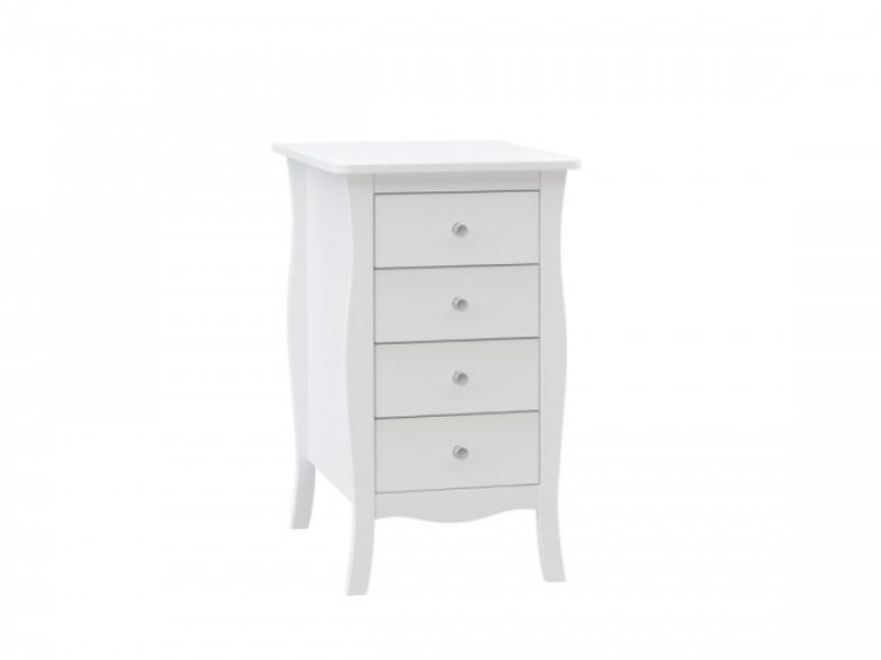 Birlea Paris 4 Drawer Chest In White