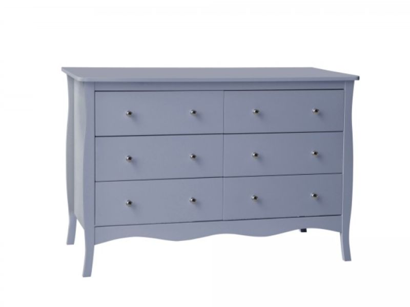 Birlea Paris 6 Drawer Chest In Grey