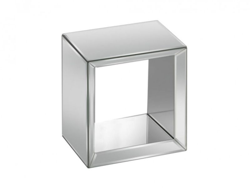 Birlea Valencia Mirrored Square Floating Shelf