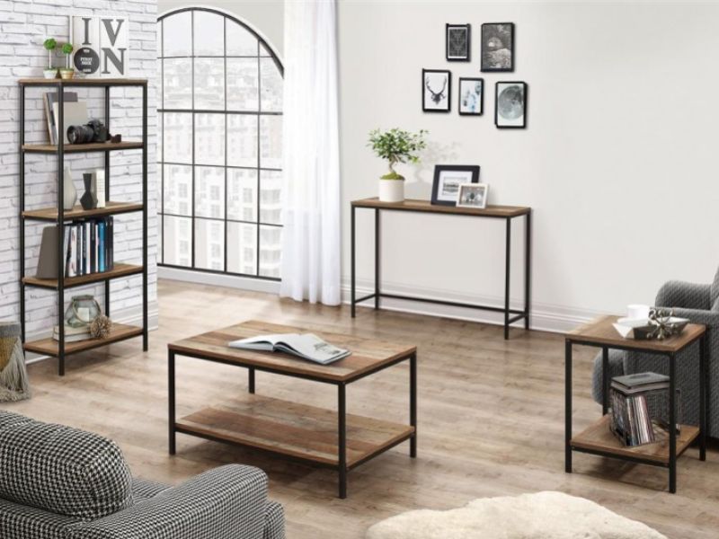 Birlea Urban Rustic Finish 5 Tier Bookcase