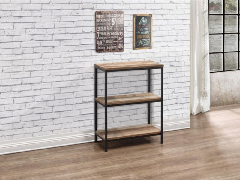 Birlea Urban Rustic Finish 3 Tier Bookcase