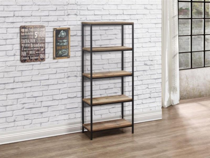 Birlea Urban Rustic Finish 5 Tier Bookcase