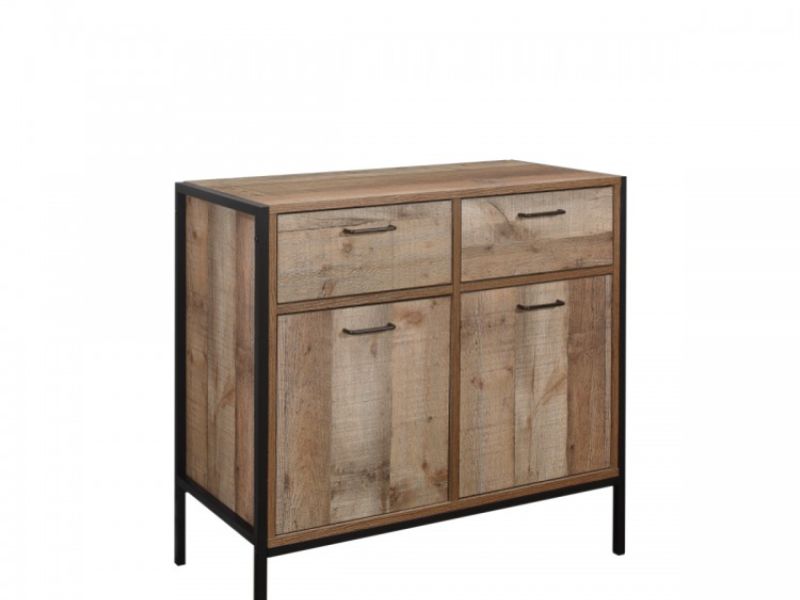 Birlea Urban Rustic 2 Door 2 Drawer Sideboard