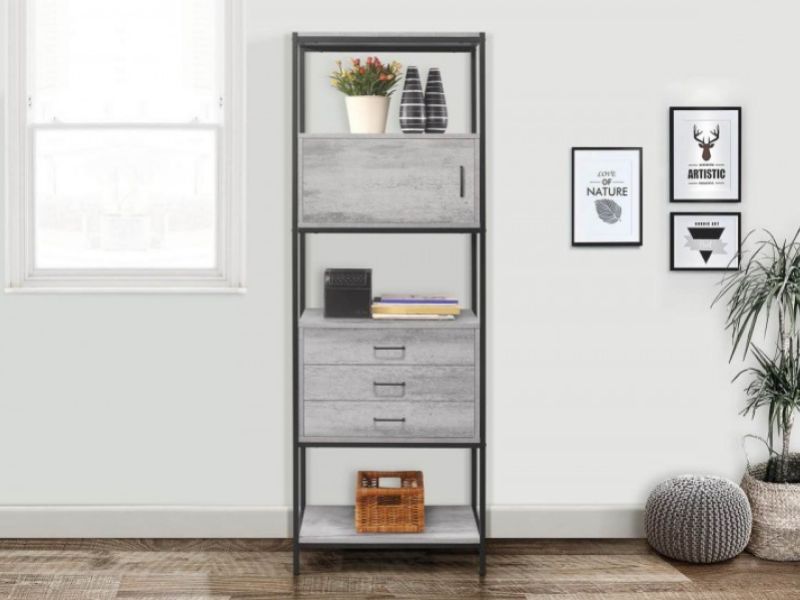 Birlea Midtown 3 Drawer Shelving Unit