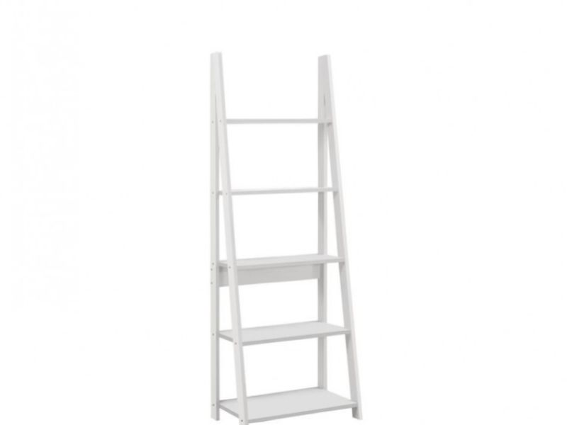 Birlea Dayton Ladder Bookcase In White