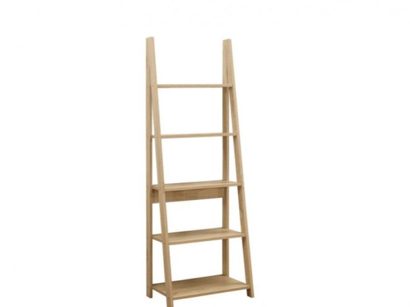 Birlea Dayton Ladder Bookcase In Oak