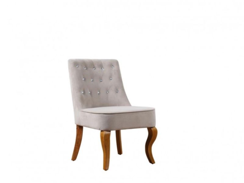 Birlea Darcey Chair In Beige Fabric