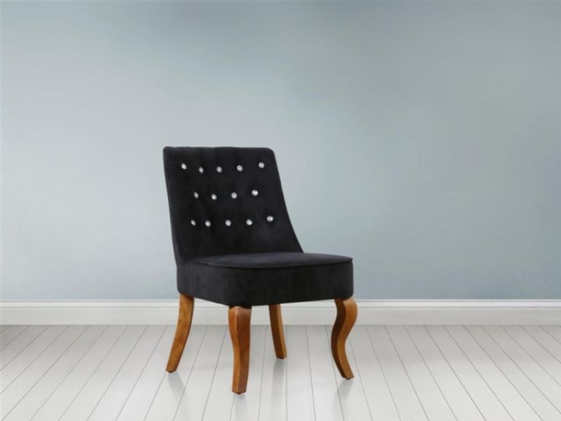 Birlea Darcey Chair In Black Fabric