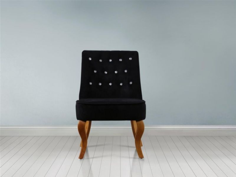 Birlea Darcey Chair In Black Fabric