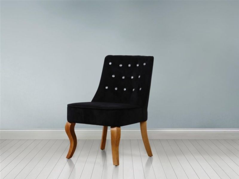 Birlea Darcey Chair In Black Fabric