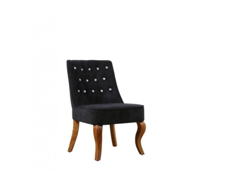 Birlea Darcey Chair In Black Fabric