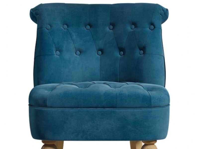 Birlea Grace Chair In Sapphire Fabric