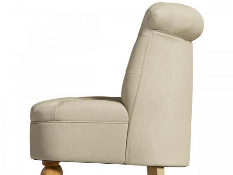 Birlea Grace Snuggle Chair In Beige Fabric