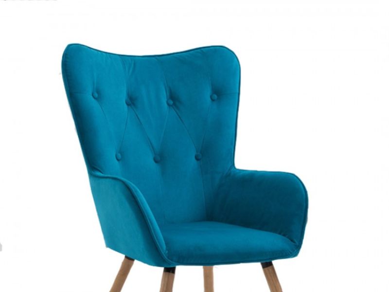 Birlea Willow Armchair In Sapphire Fabric