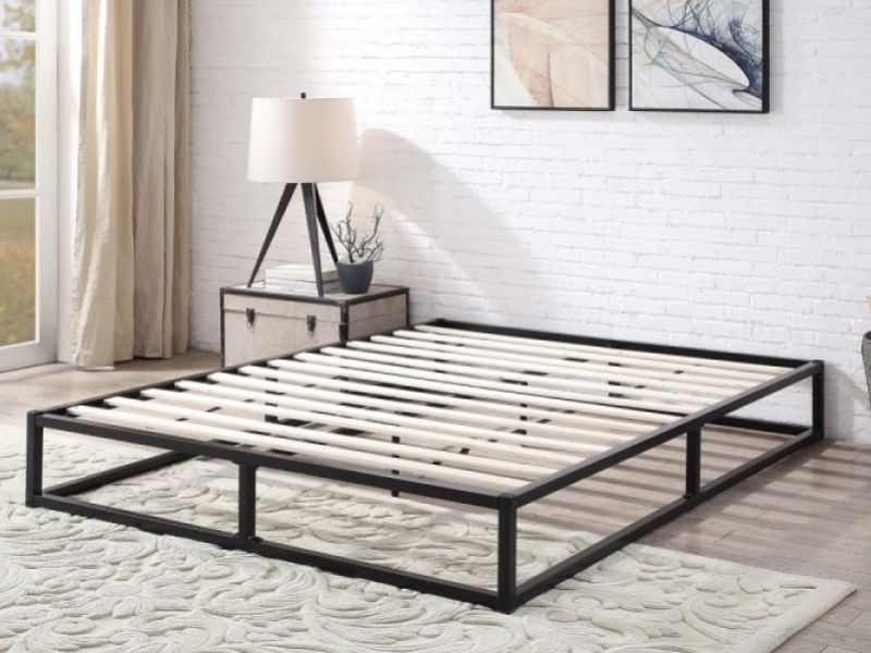 Sleep Design Amersham 4ft Small Double, Low Platform Full Bed Frame