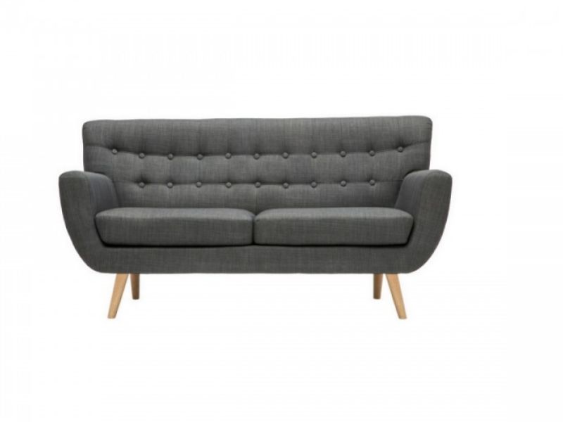 Birlea Loft 3 Seater Sofa In Grey Fabric