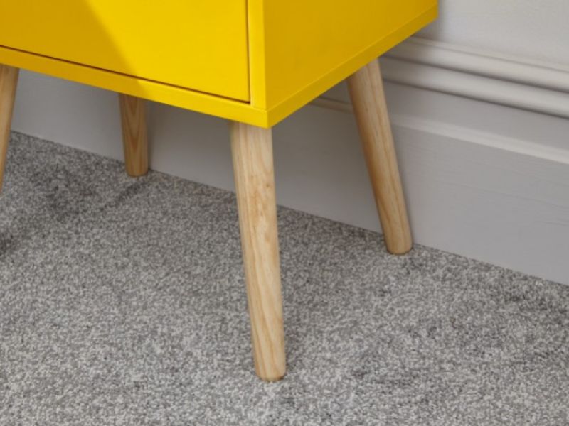 GFW Pair Of Nyborg Bedsides In Yellow