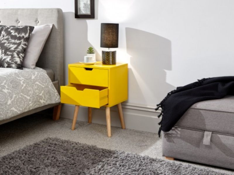 GFW Nyborg Bedside In Yellow