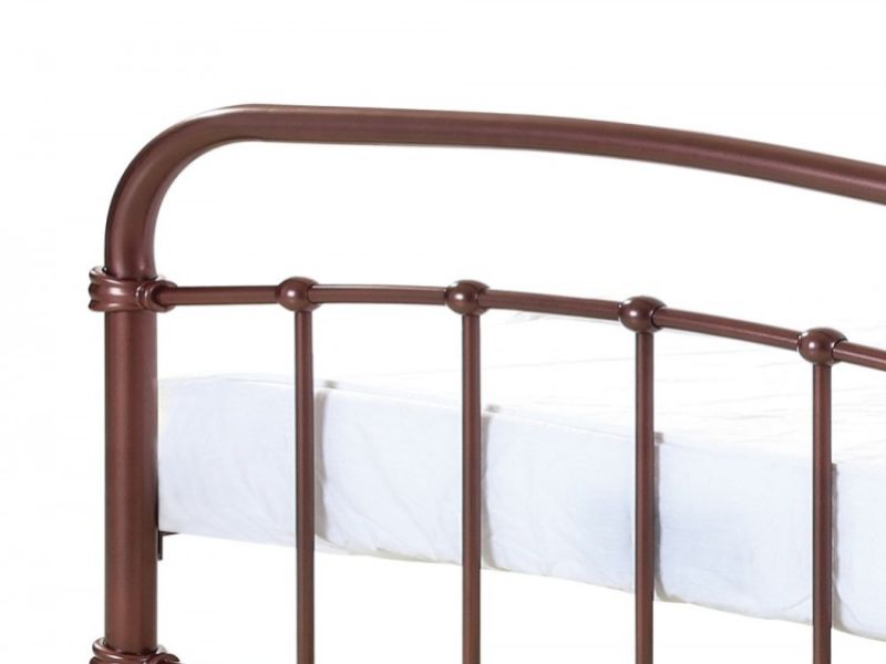 LPD Halston 5ft Kingsize Copper Effect Finish Metal Bed Frame