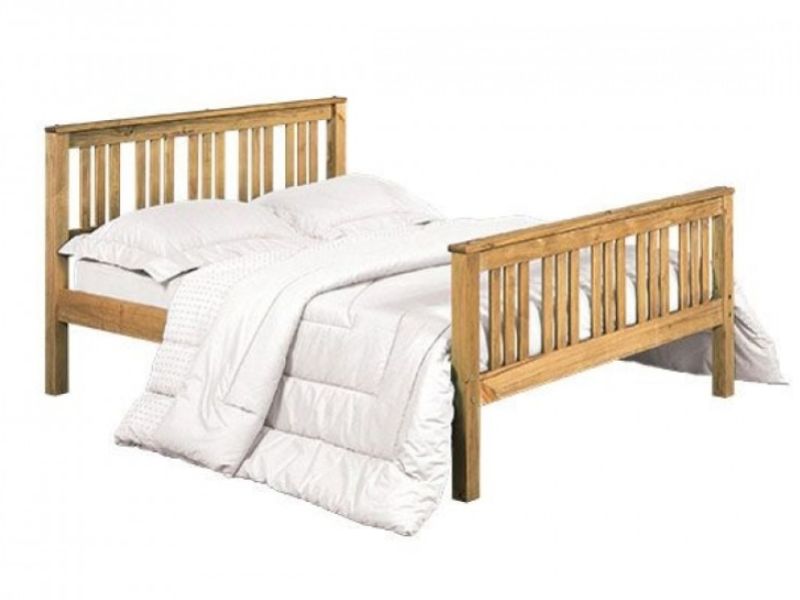 LPD Shaker 3ft Single Pine Wooden Bed Frame