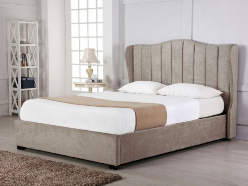 Emporia Sherwood 6ft Super Kingsize Stone Fabric Ottoman Bed