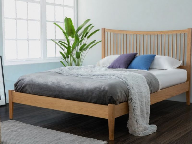 Birlea Berwick 4ft6 Double Oak Wooden Bed Frame