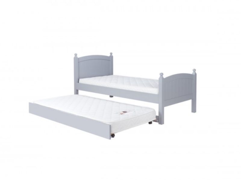 Birlea Whitehaven 3ft Single Grey Wooden Guest Bed