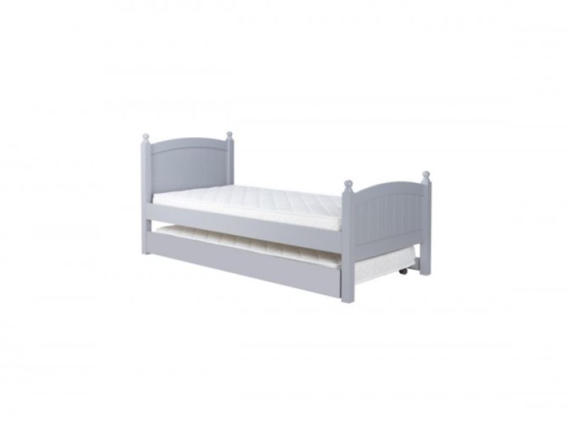 Birlea Whitehaven 3ft Single Grey Wooden Guest Bed