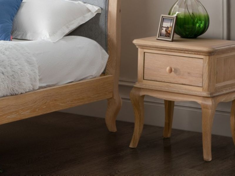 Birlea Jacques French Style Solid Oak Bedside