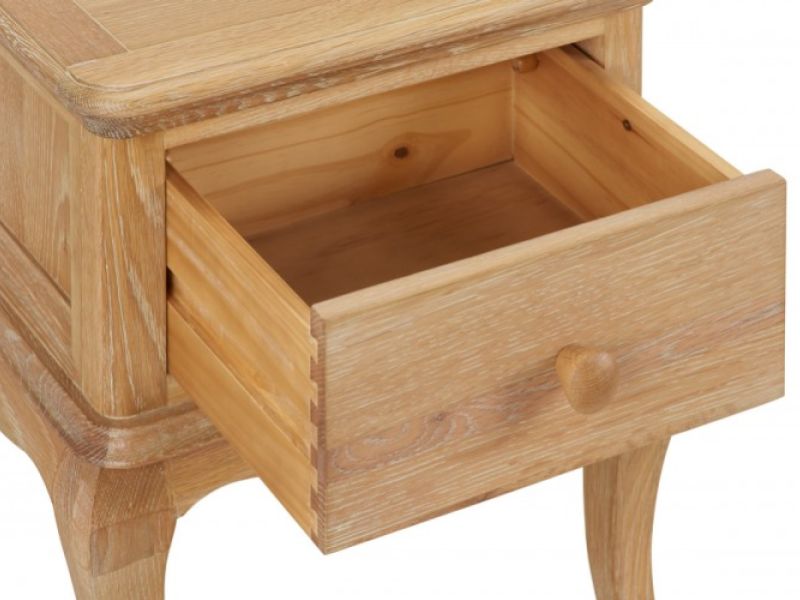 Birlea Jacques French Style Solid Oak Bedside