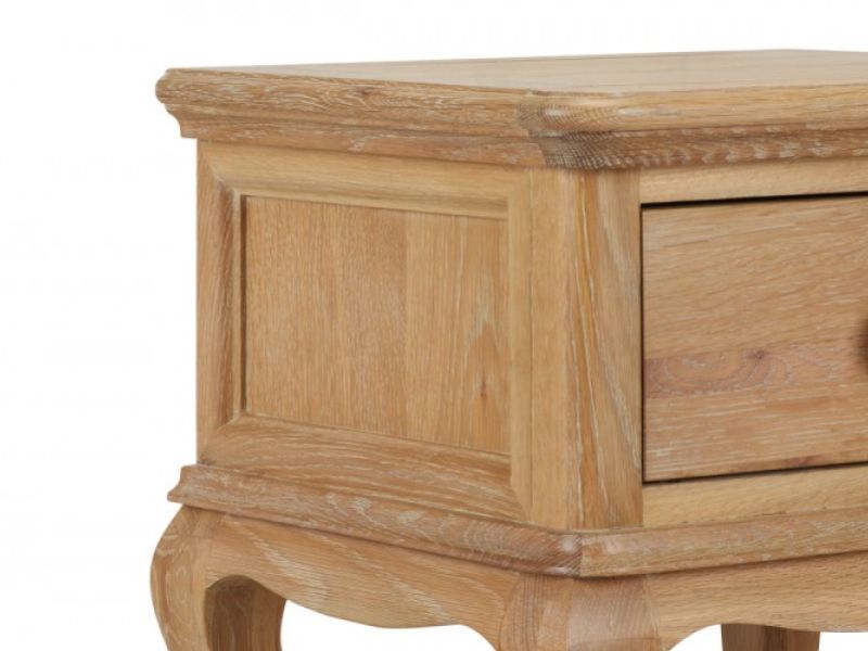 Birlea Jacques French Style Solid Oak Bedside