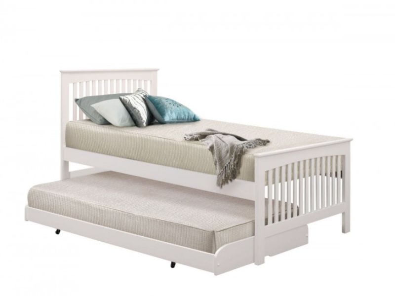 Birlea Toronto 3ft Single White Wooden Guest Bed Frame