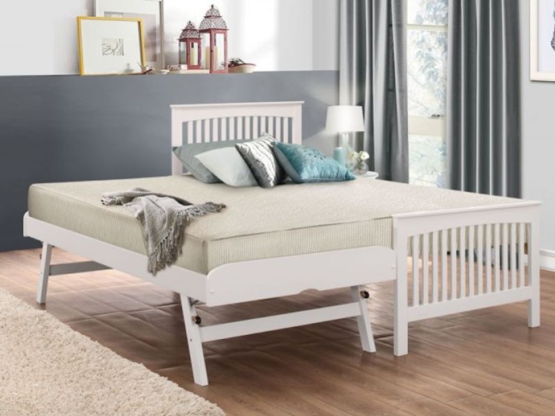 Birlea Toronto 3ft Single White Wooden Guest Bed Frame