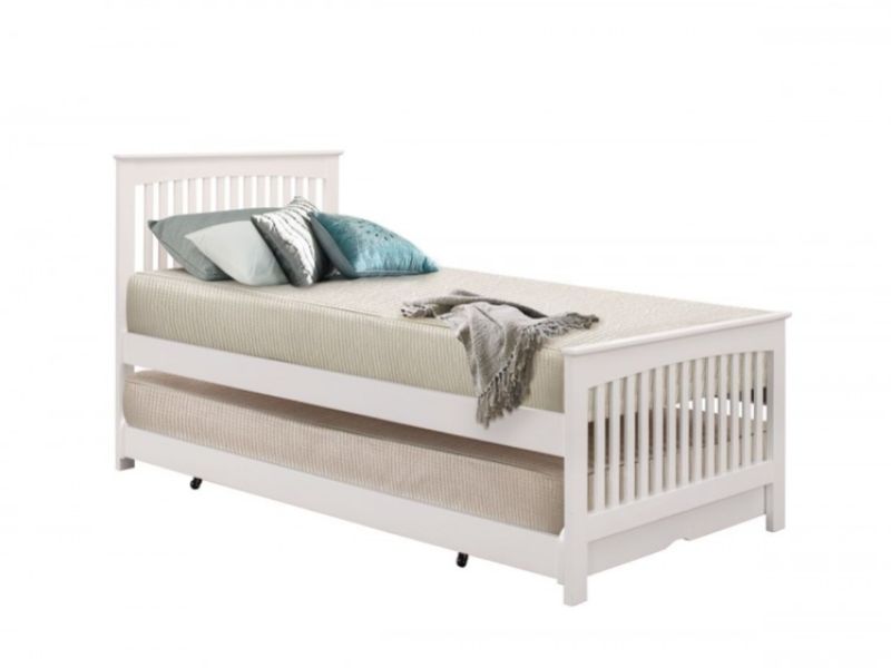 Birlea Toronto 3ft Single White Wooden Guest Bed Frame