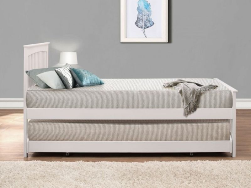 Birlea Toronto 3ft Single White Wooden Guest Bed Frame