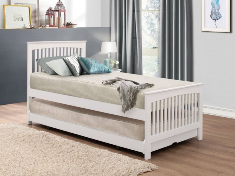 Birlea Toronto 3ft Single White Wooden Guest Bed Frame